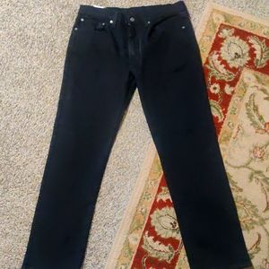 Levi's men's black denim jeans 34/32